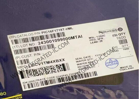 PIC16F1718T-I/ML Microcontroller MCU 32MHz 8-Bit with 28 kB Flash Memory and Extreme Low Power (XLP)