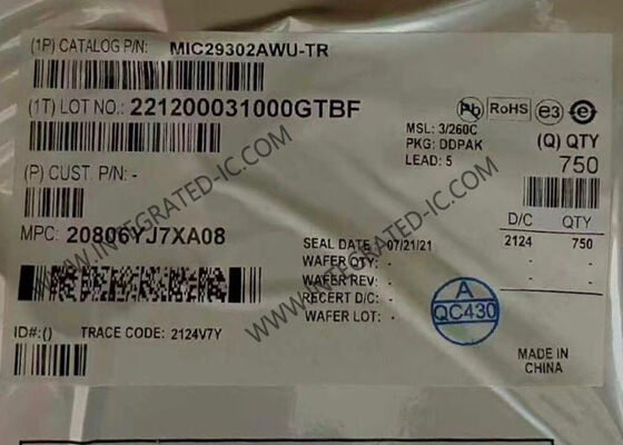 MIC29302AWU Integrated Circuit Chip LDO Regulator with 3A Output Current Fast Transient Response and Adjustable Output Voltage