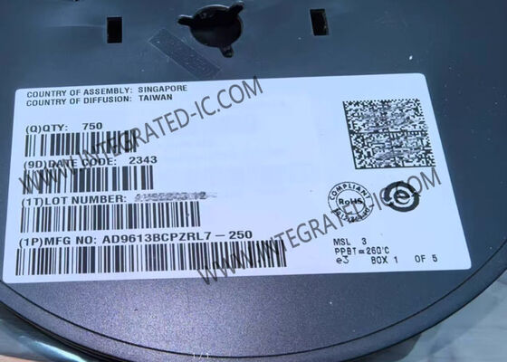 AD9613BCPZRL7-250 Integrated Circuit Chip 12-Bit Dual Channel Analog To Digital Converter with 250 MS/s Sampling Rate