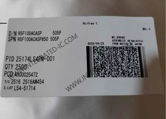 R5F100ACASP 32MHz 16-Bit Microcontroller MCU RL78 Core LSSOP30 Package