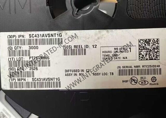 SC431AVSNT1G Integrated Circuit Chip Voltage Reference IC with 2.5V Programmable Precision References and 50 PPM/℃ Temperature Coefficient