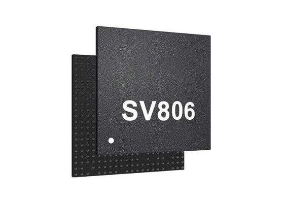 SV806 AI Processor Chip AI SoC Chip with 0.6 TOPS NPU and Dual-Core CPU in BGA385 Package