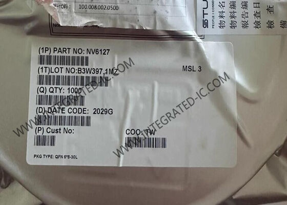 NV6127 GaN IC 650V 12A Power Distribution Switch with 30-QFN Package for Fast Charging Applications