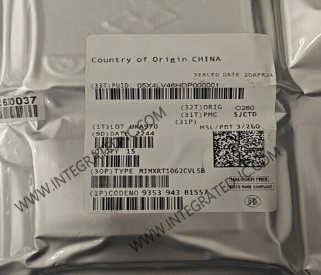 MIMXRT1062CVL5B 32-Bit Single-Core 528MHz Microcontroller MCU in 196-LFBGA Package