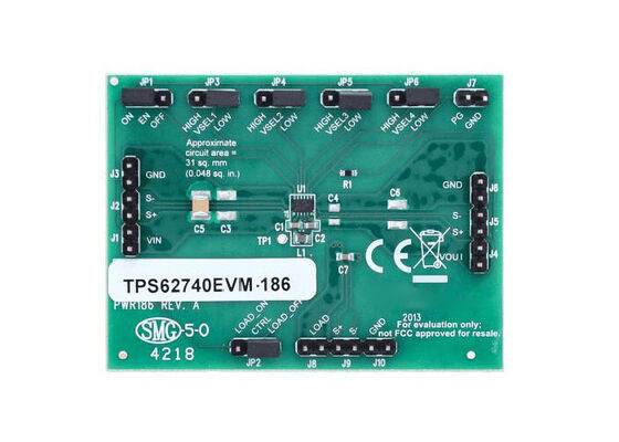 TPS62740EVM-186 Embedded Solutions Evaluation Module For TPS62740 Step-Down Converter