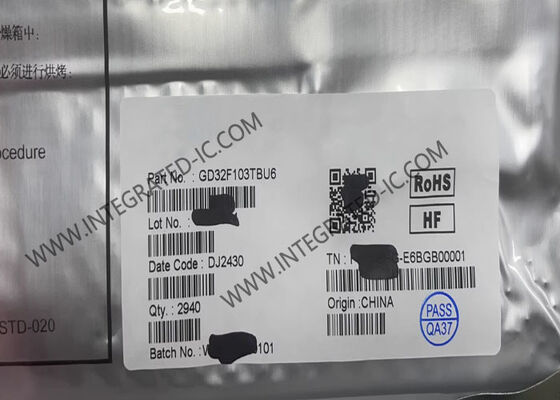 GD32F103TBU6 Microcontroller MCU 32-Bit ARM Cortex-M3 MCU with 108MHz Speed in QFN36 Package