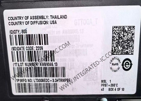 LT3008EDC-3.3 Integrated Circuit Chip 20mA Output Current 45V Input Voltage 3.3V LDO Linear Regulator