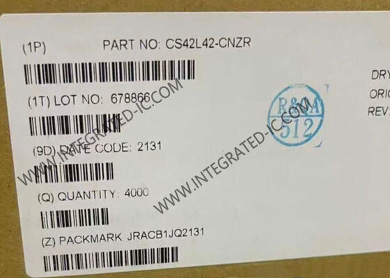 CS42L42-CNZR Low-Power Audio Codec with High-Dynamic Range and MIPI SoundWire Interface