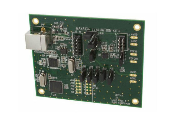 MAX5134EVKIT Embedded Solutions MAX5134 16-Bit Voltage-Output DAC Converter Evaluation Board