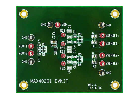 MAX40201EVKIT Embedded Solutions 2.7V To 5.5V 1.3mA Current Sense Amplifier Evaluation Board