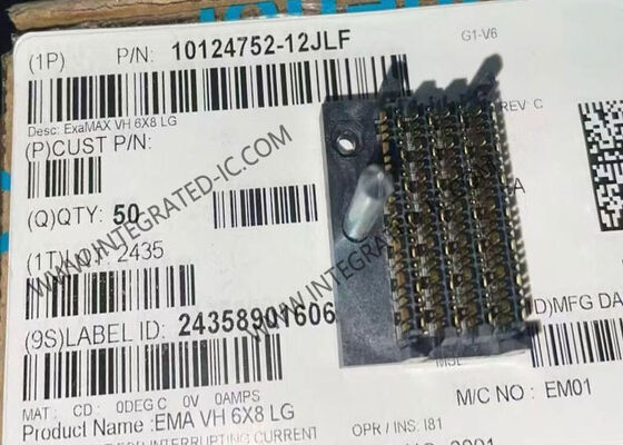 10124752-12JLF Zero Skew 56Gb/s Backplane Connector for High-Speed Data Transmission