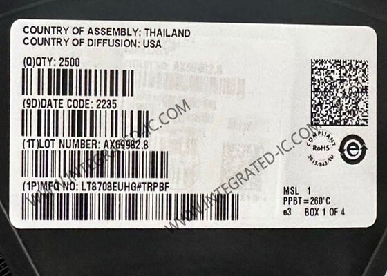 LT8708EUHG Integrated Circuit Chip 80V Bidirectional Buck-Boost DC/DC Controller with 400 kHz Switching Frequency