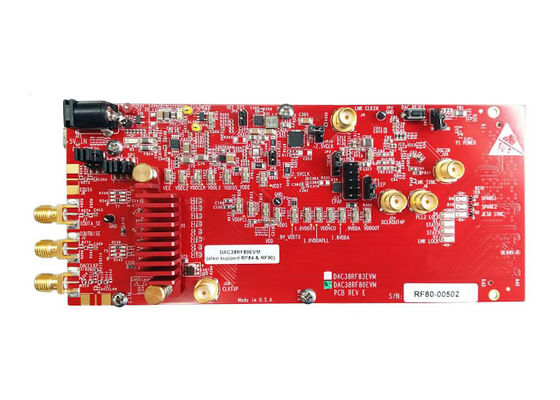 DAC38RF80EVM Embedded Solutions High-Speed 14-Bit Digital To Analog Converter Evaluation Board
