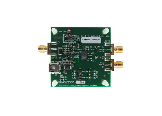 LMK61E2-125M00EVM Embedded Solutions Ultra-Low Jitter Crystal Oscillator Evaluation Board