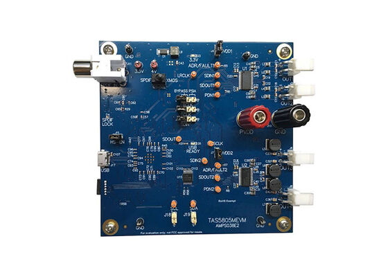 TAS5805MEVM Embedded Solutions 4.5V To 26V Class D Audio Amplifier Evaluation Board