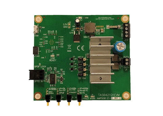 TAS6421Q1EVM Embedded Solutions PurePath™ 1-Channel Class D Audio Amplifier Evaluation Board