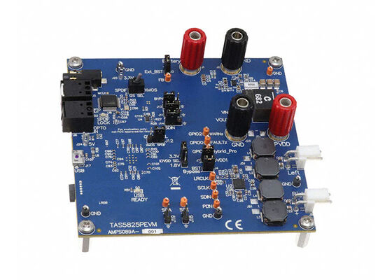 TAS5825PEVM Embedded Solutions PurePath™ 2-Channel Class D Audio Amplifier Evaluation Board