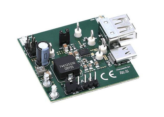TPS25868Q1EVM-162 Embedded Solutions TPS25868-Q1 USB Type-C + Type-A Charging Ports Controller Evaluation Module