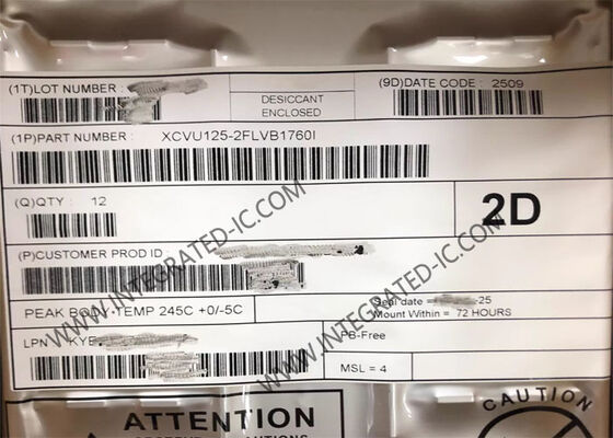 XCVU125-2FLVB1760I Virtex UltraScale FPGA IC 89520LAB 1760-FCBGA Field Programmable Gate Array