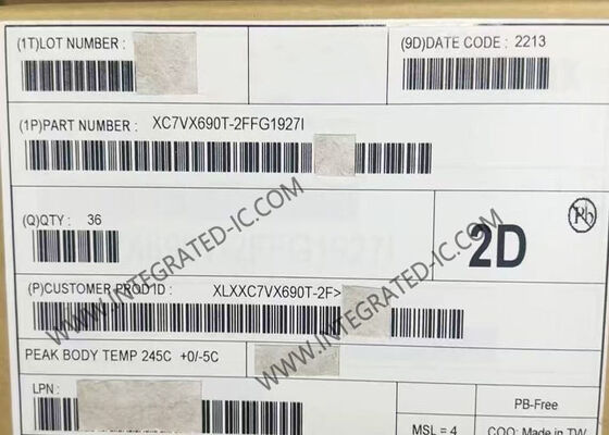 XC7VX690T-2FFG1927I Virtex-7 FPGA 640MHz Field Programmable Gate Array FCBGA-1927