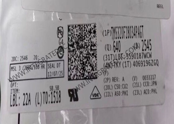 TMS320F28034PAGT 32-Bit C2000 Real-Time Microcontroller MCU with 60MHz Speed and 128KB Flash Memory
