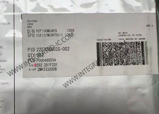 R5F100MJAFB Microcontroller MCU RL78/G13 Series 16-Bit with 256 kB Program Memory 32 MHz Clock Frequency and 74 I/O