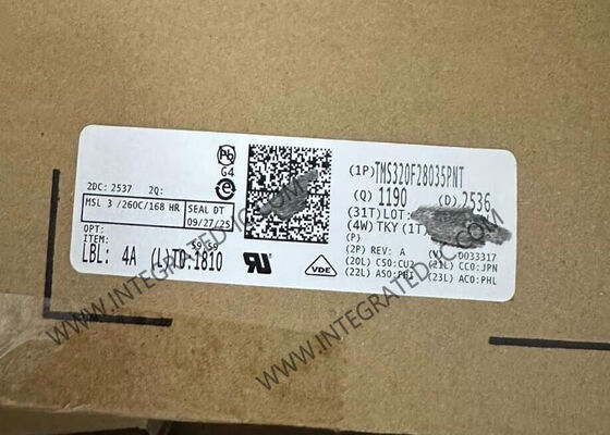 TMS320F28035PNT C2000™ 32-Bit Microcontroller MCU with 60MHz Speed 128KB Flash and 45 I/O Real-Time MCU