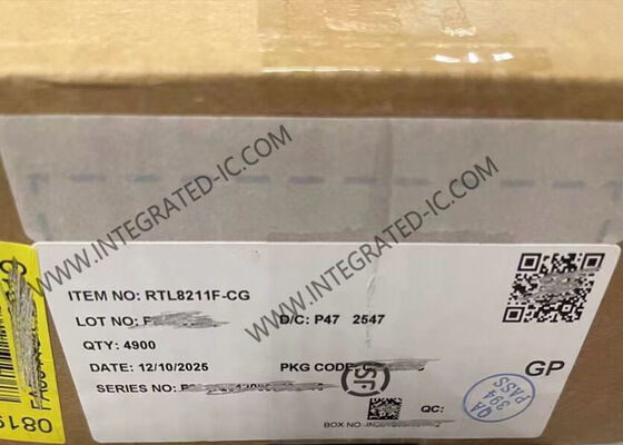 RTL8211F-CG Ethernet IC Integrated 10/100/1000M Ethernet Transceiver with QFN40 Package and IEEE 802.3 Compliance