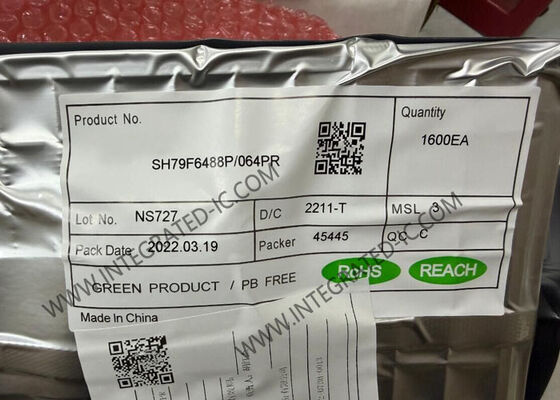 SH79F6488P/064PR Microcontroller MCU Enhanced 8051 Microcontroller LQFP-64 8-Bit MCU