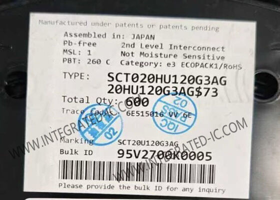 SCT020HU120G3AG Integrated Circuit Chip 1200V Automotive Silicon Carbide Power MOSFET Transistors