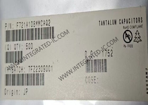 F721A108MMCAQ2 1000 µF 10V Low-Profile Electrolytic Tantalum Capacitor for Compact PCB Designs