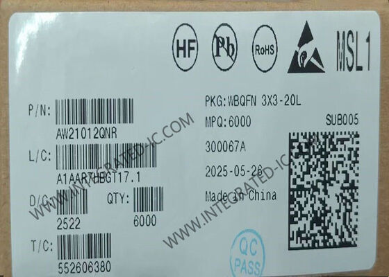 AW21012QNR 12-Channel LED Driver with 256-Level PWM and I2C Interface
