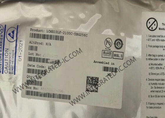 LCMXO3LF-2100C-5BG256C MachXO3 FPGA Chip with 2100 Logic Elements in LFBGA-256 Package for Low Power Applications