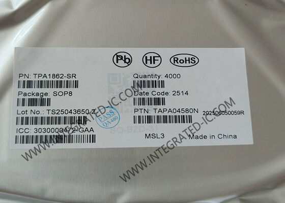 TPA1862-SR 40V 6MHz Zero-Drift Operational Amplifier IC Chip with Rail-to-Rail Output