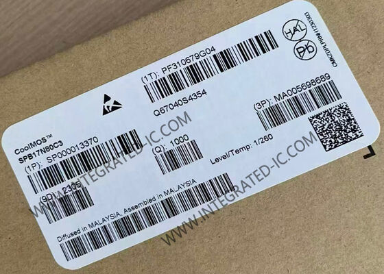 SPB17N80C3 Power MOSFET Transistor with 800V Drain-Source Voltage 17A Continuous Drain Current and CoolMOS™ Technology
