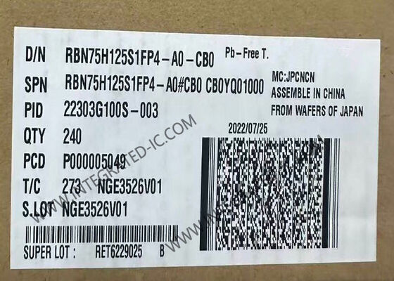 RBN75H125S1FP4-A0 1250V 75A IGBT Transistor Integrated Circuit Chip for Power Switching Applications