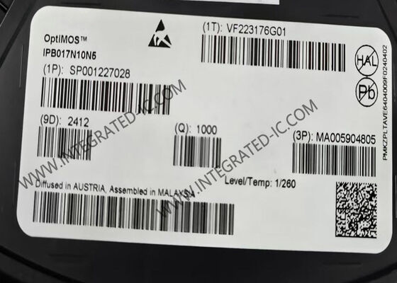 IPB017N10N5 Enhancement MOSFET Transistor 100V 180A Integrated Circuit Chip