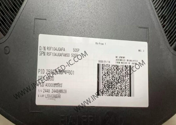 R5F104JGAFA 16-Bit Microcontroller MCU RL78/G14 Series 32MHz For Motor Control