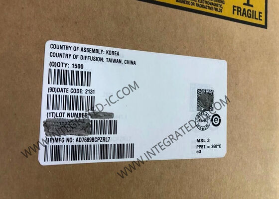 AD7689BCPZ 16-Bit 8-Channel 250 kS/s Analog to Digital Converter Integrated Circuit Chip LFCSP-20