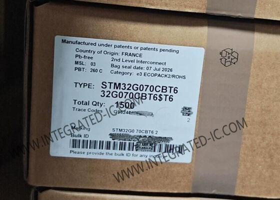 STM32G070CBT6 Microcontroller MCU 64MHz 32-Bit Microcontroller IC LQFP-48 High Performance MCU