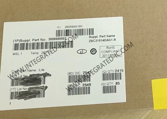 ZSC31014EAG1 Integrated Circuit Chip Signal Conditioner with Digital Output for Resistive Sensors with High Accuracy and Wide Supply Voltage