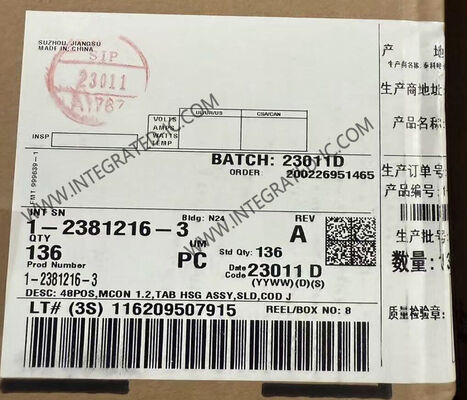 1-2381216-3 48 Position 12V Automotive Connector Housing for Male Terminals with Vibration Resistance