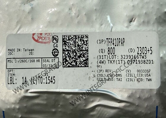 TFP410PAP 165MHz PanelBus Digital Transmitter DVI Transmitter with 3V to 3.6V Supply for HD Display Interfaces