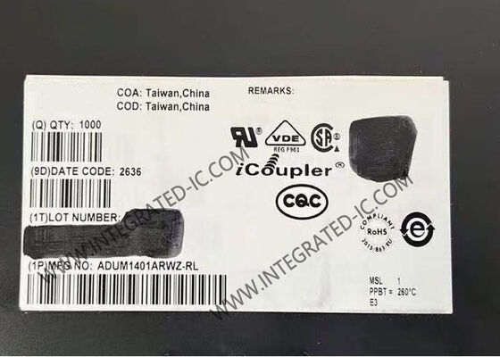 ADUM1401ARWZ 2500Vrms Quad-Channel Digital Isolator Integrated Circuit Chip SOIC-16 for Industrial Isolation
