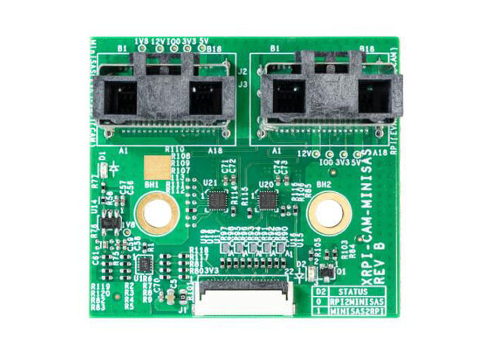 Fakra Rpi Interface Card RPI-CAM-MINISAS Embedded Solutions Adapter Board For RPi-CAM-MIPI ...