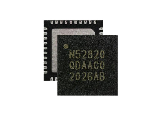Built In USB BT IC 8dBm NRF52820-QDAA-R BT 5.3 SoC QFN40 Industrial