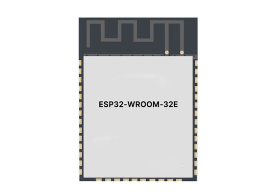 ESP32-WROOM-32E Wireless Communication Module with 2.4GHz WiFi + BLE and PCB Antenna for IoT Applications