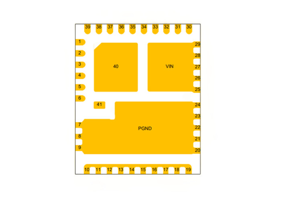 5.5V 60A Synchronous Buck Converter IC 1.25MHz CSD95481RWJ High Current