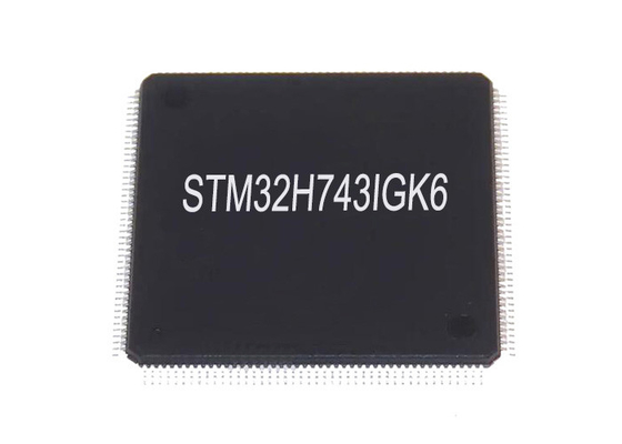 LQFP176 Single Core Microcontrollers IC 480MHz STM32H743IGK6 High Performance