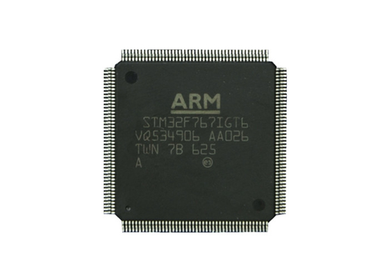 216MHz Integrated Circuit Chip STM32F767IGT6 32-Bit Microcontroller IC 176-LQFP